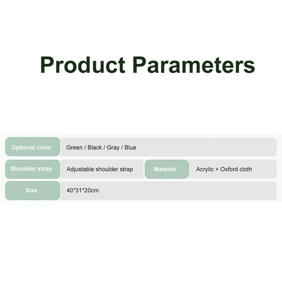 Tomshoo Portador, resistente, claro y resistente y conyville y con perca mediana y mediana portadora y portadora respirable Coneyville con