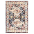 thumbnail image 2 of SAFAVIEH Riviera Jacob Oriental Polyester Machine Washable Area Rug, Charcoal/Gold, 4'5" x 6', 2 of 13
