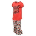 thumbnail image 2 of Unique Baby Girls Ruffled Vibes Back to School Legging Set (8Y, School Vibes), 2 of 4