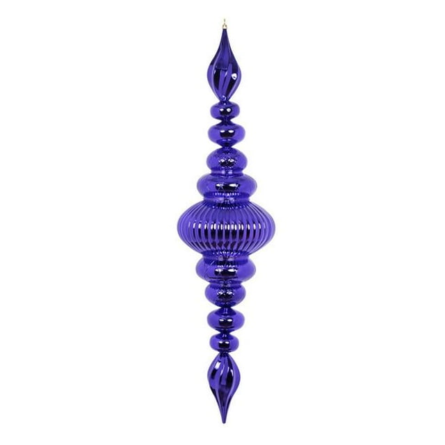 Vickerman M183866 41 in. Purple Shiny Finial Ornament