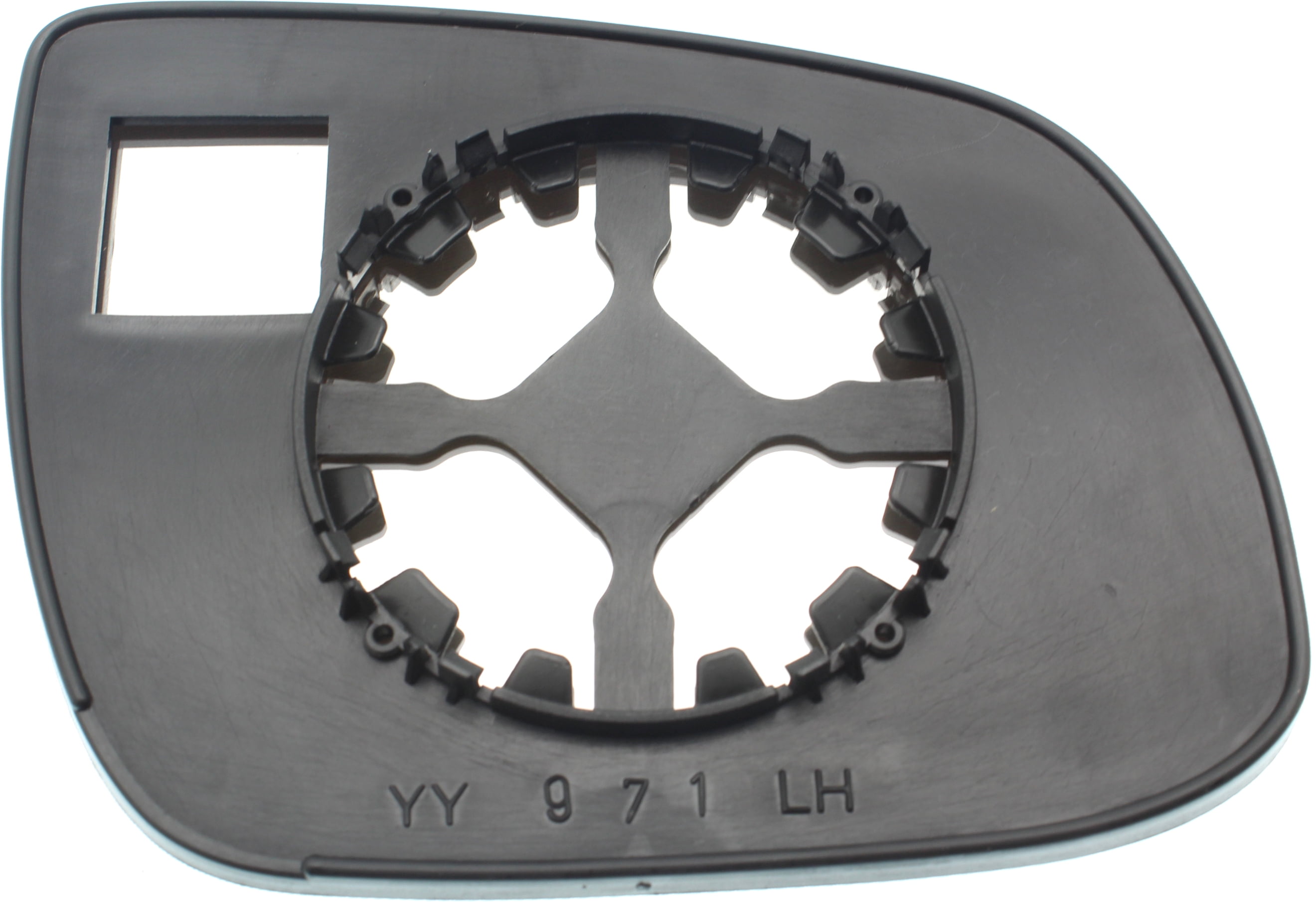 Mirror Glass Compatible With 2010-2011 Hyundai Accent Kia Rio Left Driver Side Kool-Vue