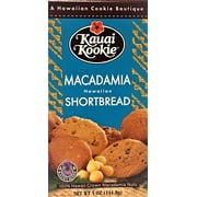 Kauai Kookie Macadamia Hawaiian shortbread 100% Hawaii Grown Macadamia Nuts 5oz, 1 Pack