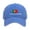 Blue, variant on Trucker Hat European World Cup Themed Running Baseball Cap Trendy National Flag Printed Adjustable Sports Cheer Hat Sun Cap for Men Women Match Viewing Grey