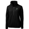 thumbnail image 2 of Women's Cutter & Buck Black Portland State Vikings Cascade Eco Sherpa Fleece Half-Zip Pullover Jacket, 2 of 3