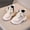 White, variant on LvhaoGJOB Kids' Ankle Boots - Lace-Up Design, Side Zipper & Thick Platform Sole