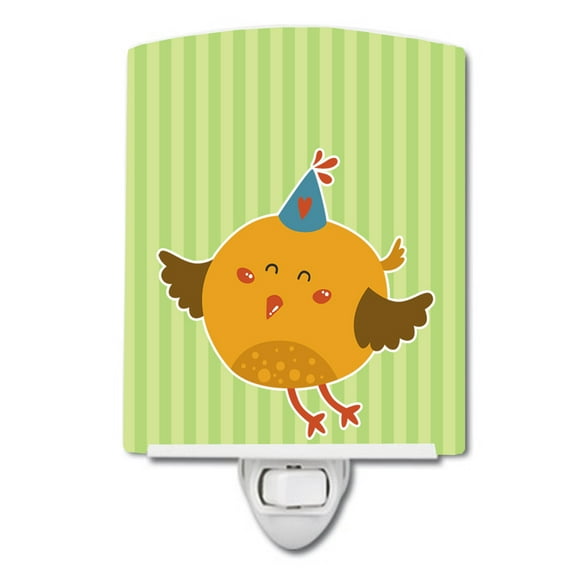 Birthday Bird Ceramic Night Light