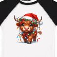 thumbnail image 4 of Inktastic Christmas Highland Cow Boys or Girls Toddler T-Shirt, 4 of 5
