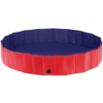 thumbnail image 3 of Yaheetech Foldable Pet Swimming Pool Dogs/Cats Bath Tub PVC Water Pond Portable Wash Tub,63'', Red, 3 of 8