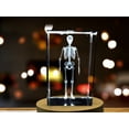 thumbnail image 5 of Human Skeleton 3D Engraved Crystal Novelty Decor, 5 of 7
