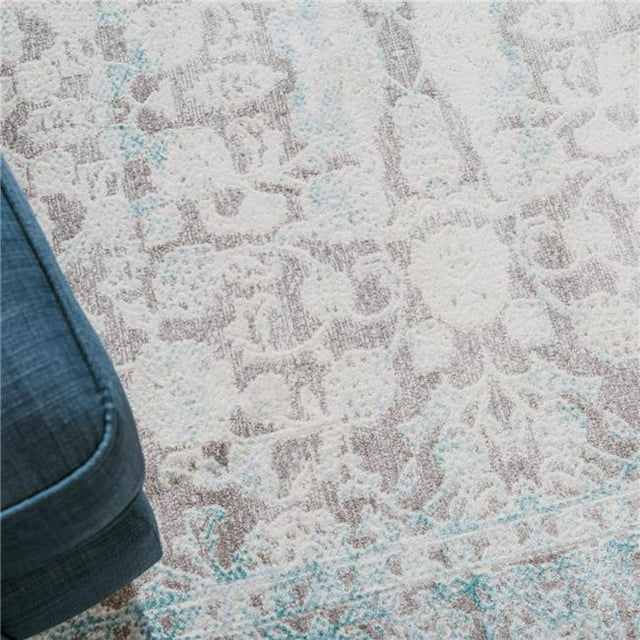 Unique Loom 3129988 2 Pi 7 Po x 10 Pi Apollo Nouveau Tapis de Coureur Classique&44; Bleu