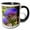 Black/White, variant on 3drose, Bee on Artichoke Thistle, Desert Botanical Garden, Phoenix, Arizona., 11oz Mug