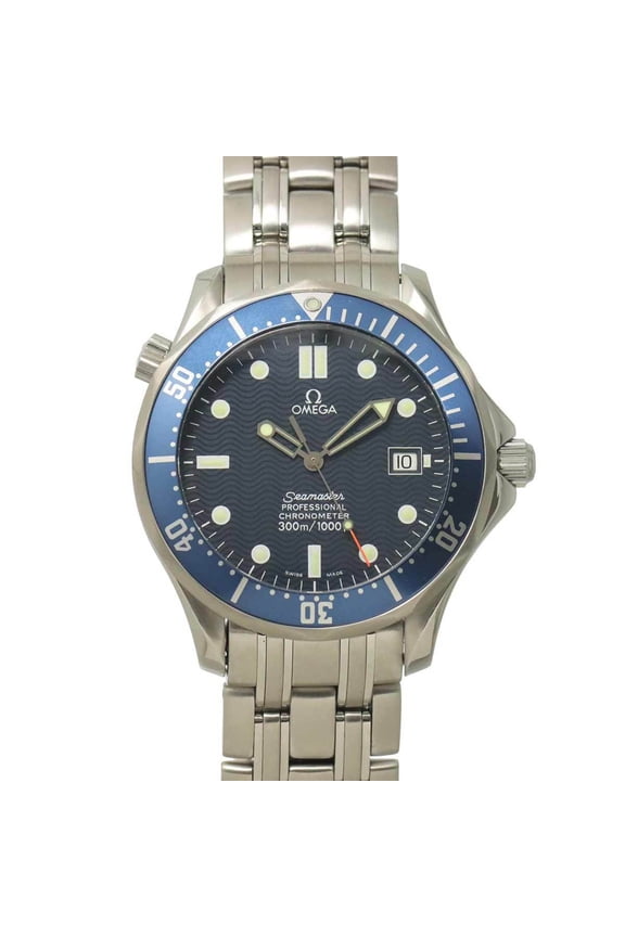 Pre-Owned Omega Seamaster 300 Professional 2531 80 Men's Watch, Date, Blue, Automatic Winding