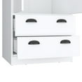thumbnail image 3 of Cterwk Clothes Stoarage Cabinet with 2 Drawers for Bedroom, White, 3 of 7