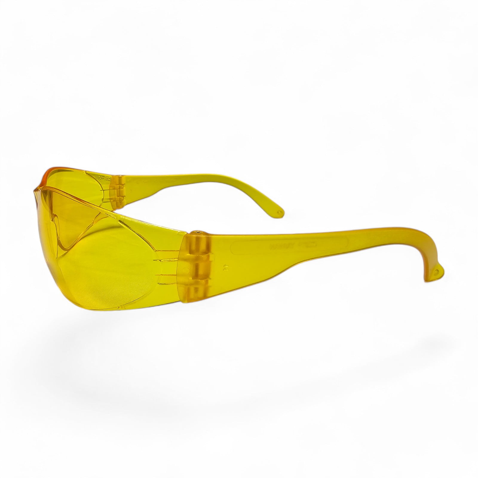 Safety Glasses CL114 Checkmate, Amber Lens, Non-Slip Bayonet Temples, 12-Pack