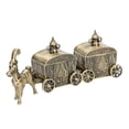 thumbnail image 2 of Caja de colección de dientes, caja de almacenamiento de pelo de Metal con forma de carro, adorno de regalo artesanal exquisito, 2 of 7