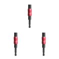 thumbnail image 3 of relayinert Vis Magnétique Embout de Perceuse Changement Réglable pour Support de Tournevis Pivotant avec Noir Rouge 3Ensemble, 3 of 6