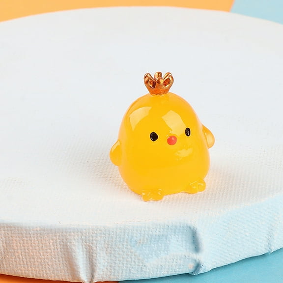 WEUVEB Tiny Resin Figures Decorative Assorted Color 15Pcs