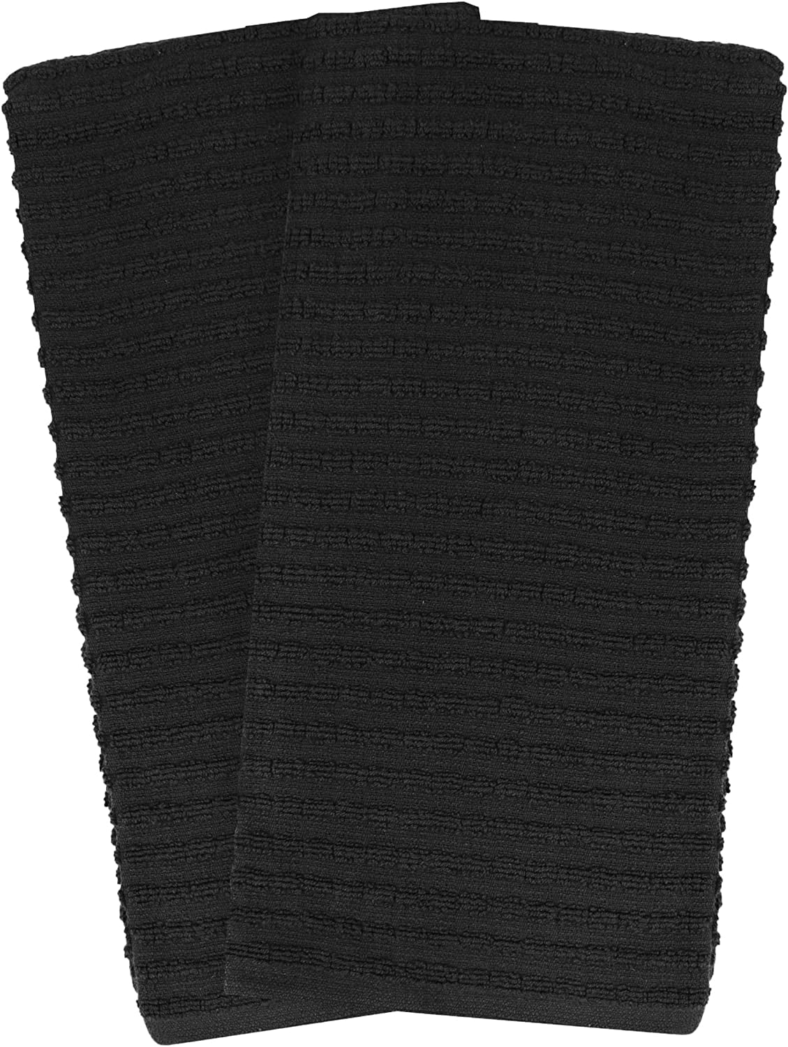 Black and White Striped Hand Towels for Bathroom, Vintage Kitchen Decor, Guest Use, Adults & Kids, Natural Cotton, 14” x 29”