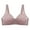 Purple, variant on VBARHMQRT Female Supportive Sports Bras for Women Plus Size Women's Solid Color Front Button Large Size Thin Bra Underwear Yoga Bras for Women Adjustable Straps Padded Sports Bras for Women