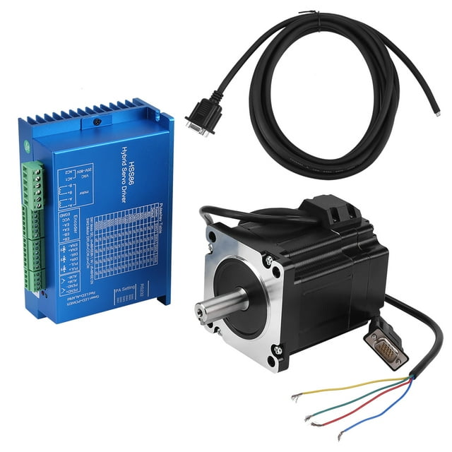Controlador servo híbrido, controlador servo híbrido HSS86 Controlador de motor paso a paso Motor paso a paso Nema Innovación moderna