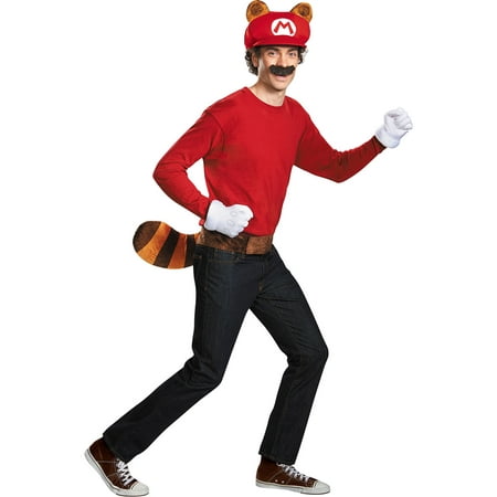 Morris Costumes Mens Mario Raccoon Costume Accessory Kit One Size, Style DG98840AD
