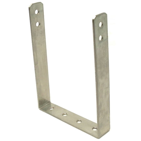 

KALIBUR - 8-3/16 WIDE X 8-1/4 DEEP STAINLESS STEEL 2 HOLE EXTRA TALL BRACKET FOR MOUNTING CB RADIOS IN ROOF OR ON FLOOR