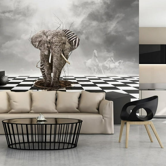 Tiptophomedecor Animal Wallpaper Wall Mural - Escape From Africa