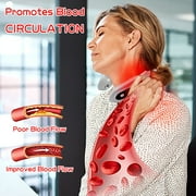 LongLiYi Neck Point Massager, Neck Massager, 2024 Neck Acupoints Massager Device, 4 Modes & 12 Kinds Of Strength To Choose From