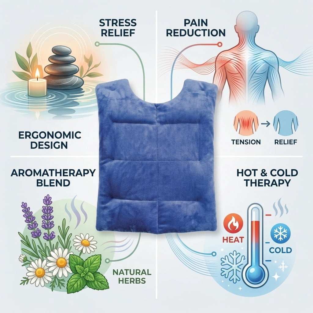 Herbal Concepts Comfort Back Pac, Blue