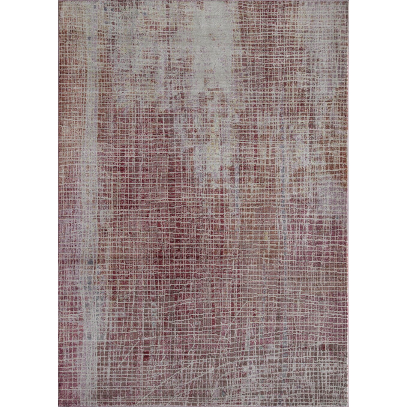 Rugs America Woven Accents Westford Collection Cardinal Red Rug - 5' x 8'