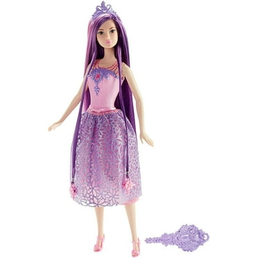 Barbie Endless Hair Kingdom Princess Doll, Purple