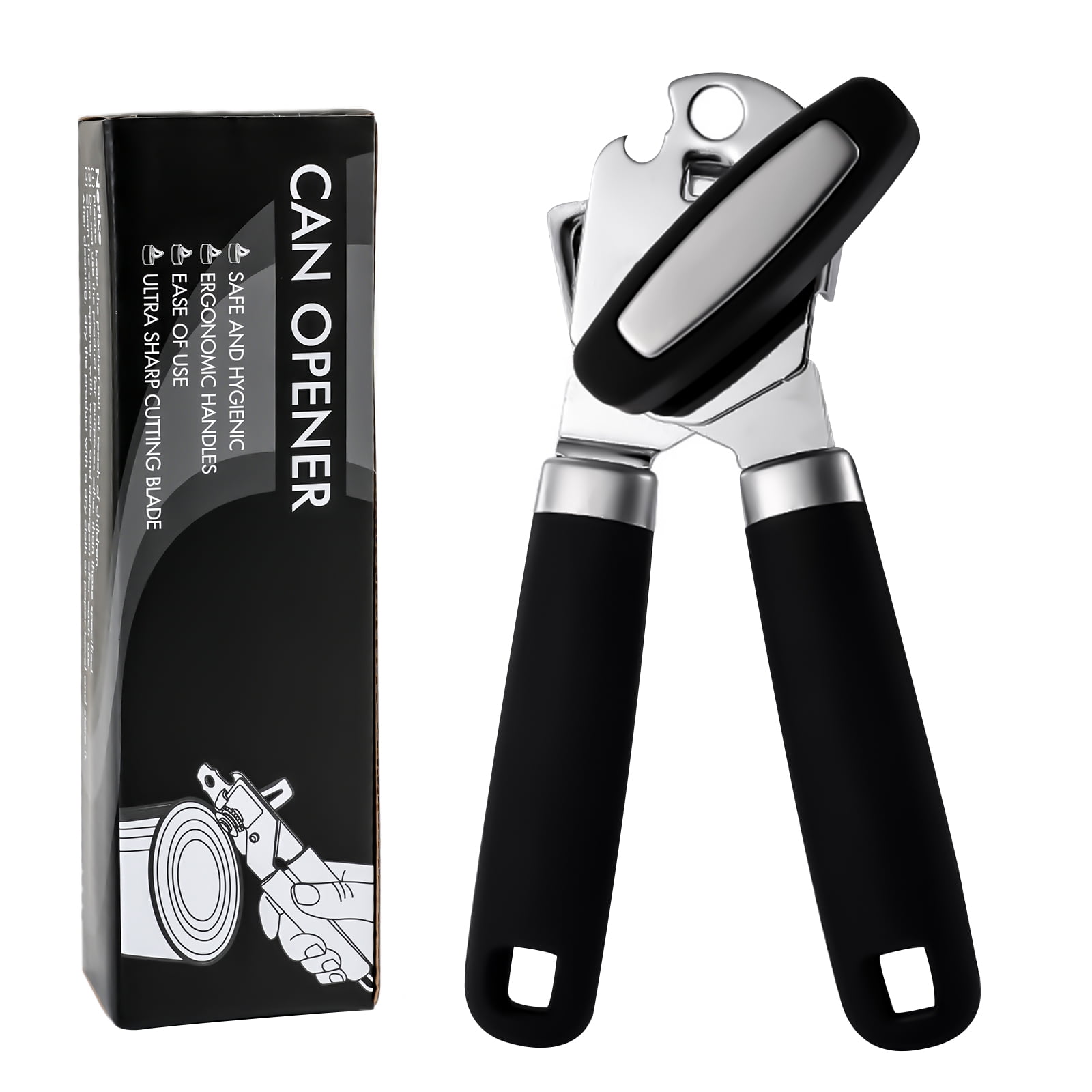 Can Opener Manual,MoHern Can Tin Bottle Opener with Can