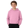 thumbnail image 3 of LIJCC Boys Girls Kids Hoodie Solid Color Sweatshirt Long Sleeve Soft Hooded Sweatshirts Baggy Preppy Pullover Top(Pink,13-14 Years), 3 of 9