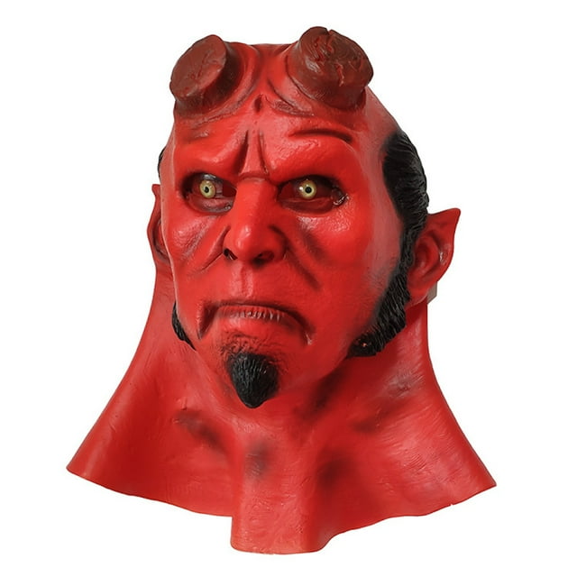 Disfraz de látex Mask Horror Hell Baron para Halloween y carnaval