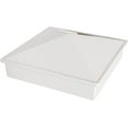 thumbnail image 4 of 3" x 3" Aluminium Pyramid Post Cap for Metal Posts - Pressure Fit - White (DHPPC30WF), 4 of 5