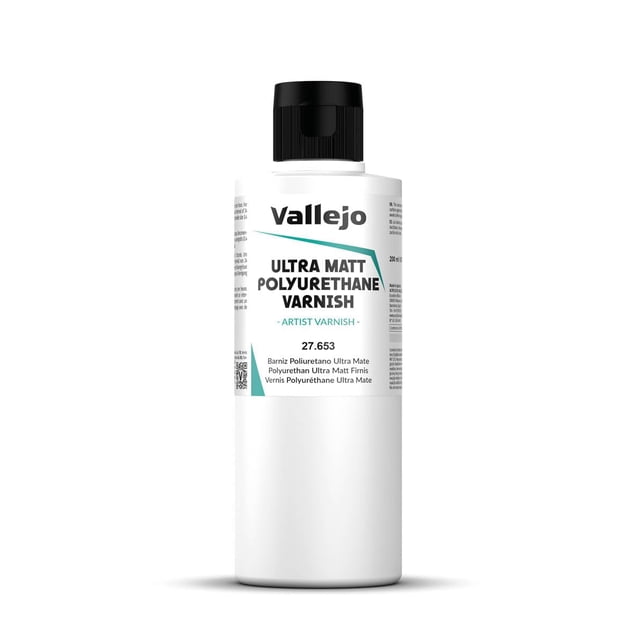Barniz de poliuretano Vallejo Ultra Matt Finish 200 ml