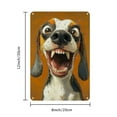 thumbnail image 2 of Vintage Funny Dog Iron Metal Sign, 8x12 Inch - Decorative Wall Hanging Plaque for Home, Bar, Club, Kitchen, Bathroom, Bedroom, Farmhouse, Animal Theme, Garden, Restaurant, 2 of 8