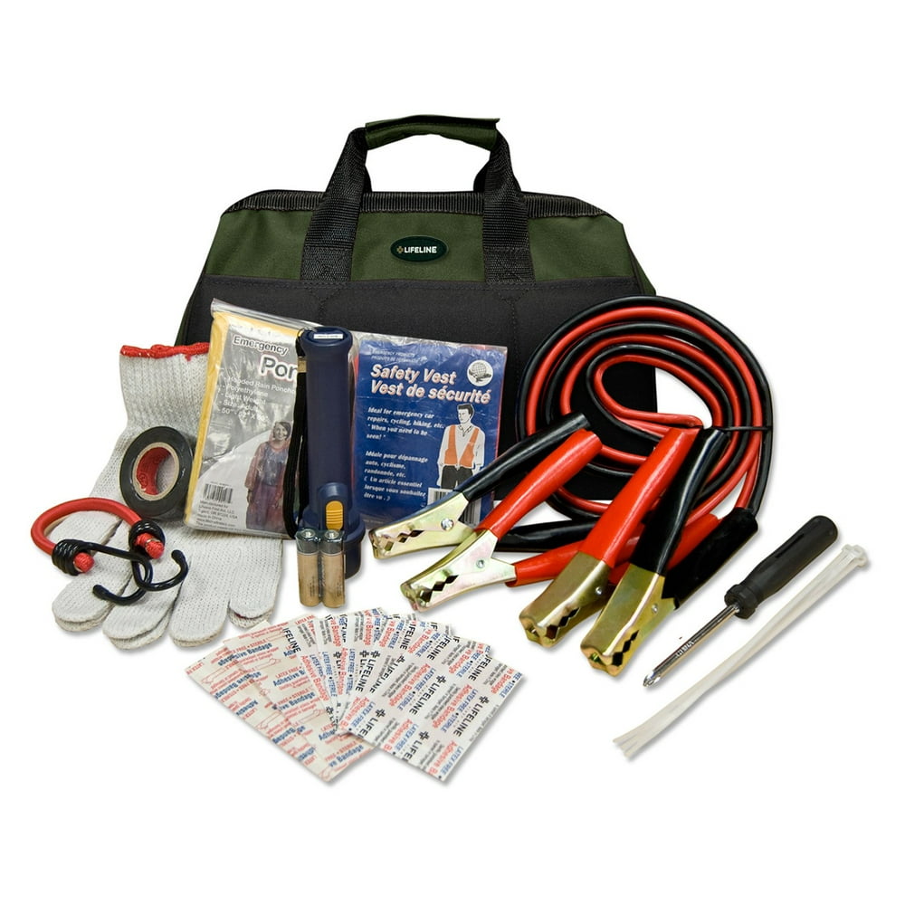 Emergency Roadside Kit Dr. Bag 35 Piece