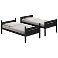 thumbnail image 4 of Newest Black Twin/Twin Bunk Bed with Built-in Ladder, 4 of 5