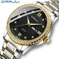 thumbnail image 6 of Crrju new watch 5016 Diamond men and women leather watch strap simple casual fashion business, 6 of 6