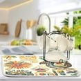 thumbnail image 5 of Kitchen Drying Mat 16x18In Drying Dish Mat Dish Drying Mats Kitchen Countertop Multi-Function Drain Drying Mat Kitchen Table Colorful Sun, 5 of 8