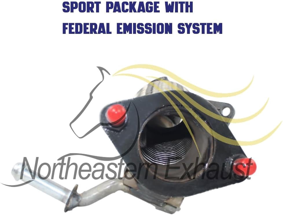 Northeastern Exhaust Front Flex Pipe Fits 2011-2014 Hyundai Sonata 2.4L (Sport Package, Federal Emissions) - Direct-Fit | Stainless Steel