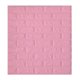 thumbnail image 4 of Papel tapiz 3D Etiqueta de pared de ladrillo Espuma TV Calcomanía de fondo Autoadhesivo Peel adhesivo, 10 piezas, Rosa sidaley HA002452-22, 4 of 6