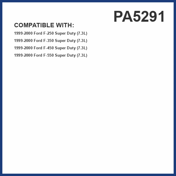 PG PA5291 Engine Air Filter | Fits 1999-2000 Ford F-250 Super Duty, F-350 Super Duty, F-450 Super Duty, F-550 Super Duty 7.3L