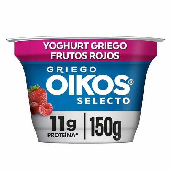 Yogurt Griego Oikos Selecto Frutos Rojos 10g de Proteína 150g