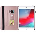 thumbnail image 6 of iPad mini 6 / iPad Mini 7 Case, Slim Folio Flip Stand Multi Angle Stand Pencil Holder Smart Cover Auto Sleep Wake Shockproof Butterfly Embossed Case for Apple iPad mini 6th 7th Gen 8.3", Rosegold, 6 of 9