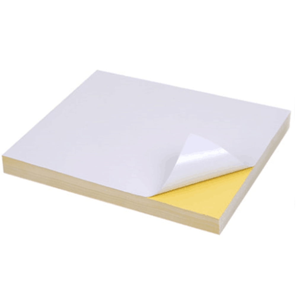 60 sheet A4 White Matte Self Adhesive Sticker Paper Sheet ...