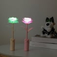 thumbnail image 4 of SLYNSHome Night Light for Girls Birthday Gifts Cute Bear Rose Lamps Bedside Lights for Bedroom Living Room Valentine's Day Gift (Pink), 4 of 5