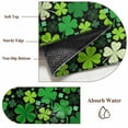 thumbnail image 6 of Area Rugs 2.7'x5', St. Patrick's Day Carpet for Living Room Bedroom Dining Room, Lucky Shamrocks Spring Leaves Plants Throw Kitchen Rugs Non Slip Washable Rectangle Indoor Outdoor Rugs, 6 of 8