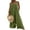 army green, variant on Wide Leg Jumpsuits for Women Sleeveless Suspender Overalls Loose Wide Leg Baggy Rompers Button Palazzo with Pockets